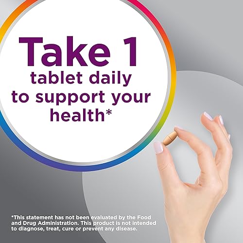 Miniatura 6 de Centrum Silver - Tableta de suplemento multivitamínico y multimineral para mujer vitamina D3 edad 50 200 unidades