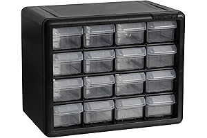 Akro-Mils Plastic Screw Container with 16 Drawers