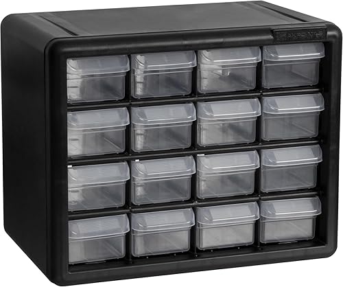 Akro-Mils 1011616piezas de plástico de herramientas de almacenamiento y Gabinete para manualidades cajón 105 pulgadas x 85 pulgadas x 65 pulgadas