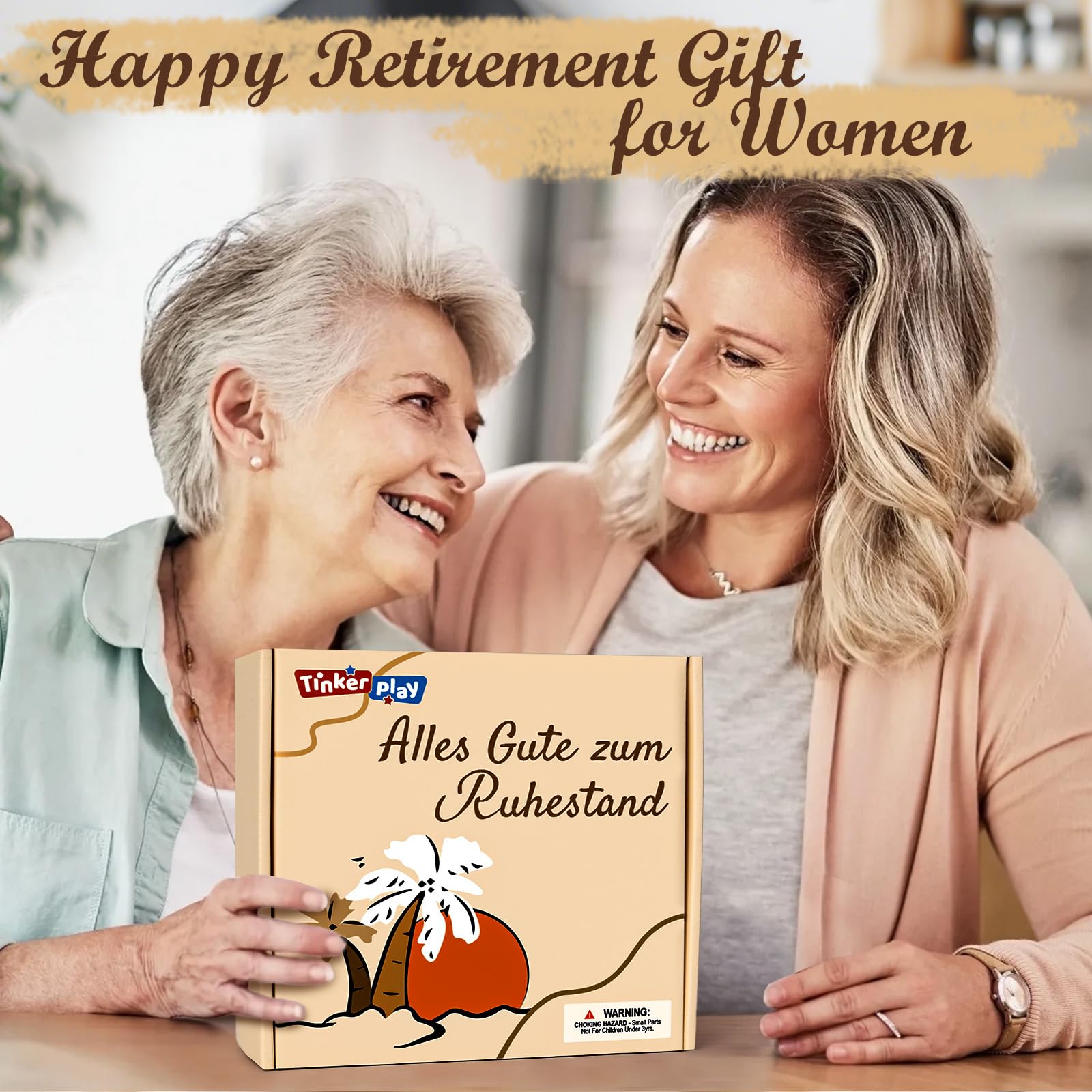 Ruhestand Geschenk Frauen mit Reisetasche, Decke, Kaffeebecher, Notizbuch, Duftkerze, SPA Entspannung Renteneintritt Rentner Geschenk für Rentne Frau Lehrerin Kollegin