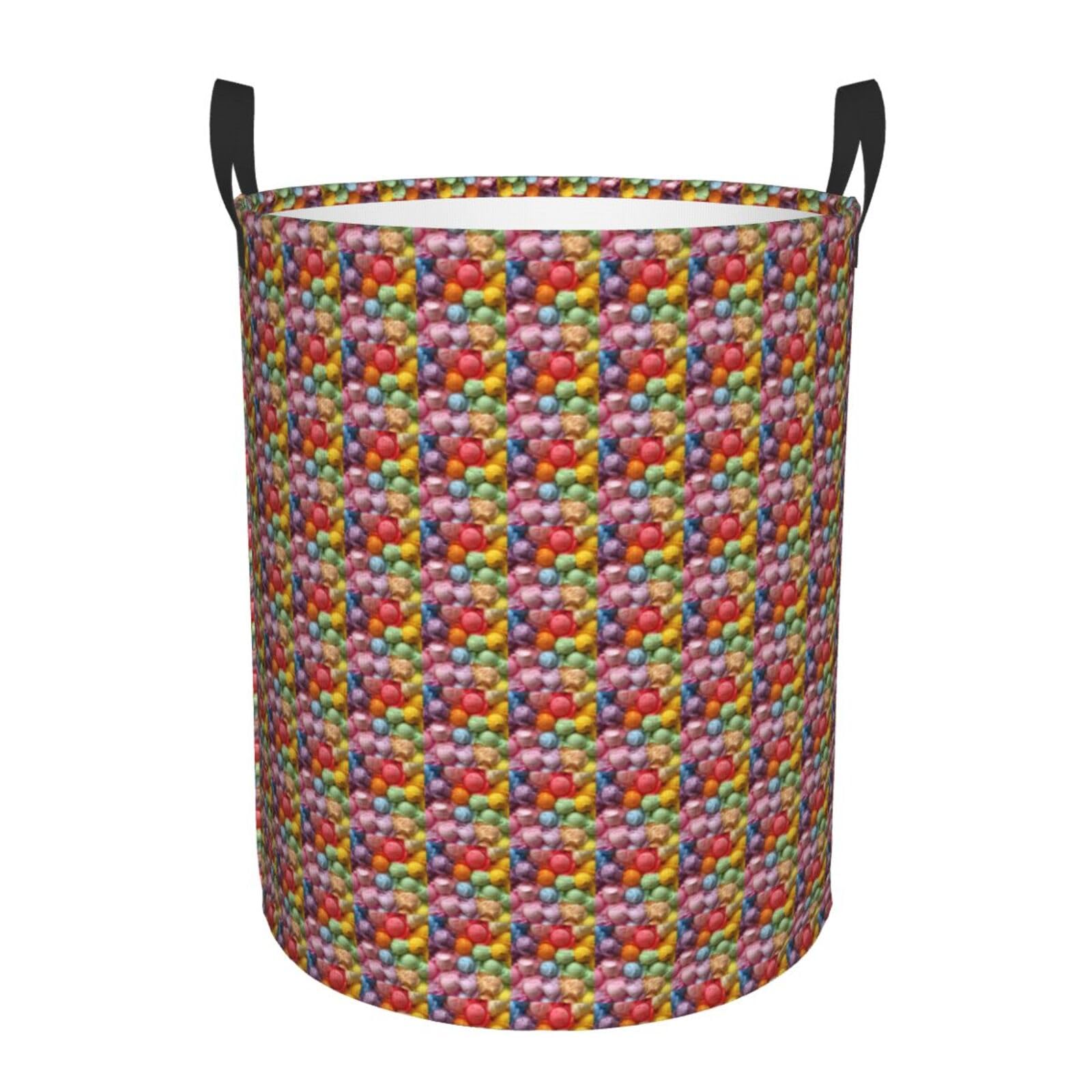 Grand panier à linge rond imperméable panier de rangement lavable imprimé