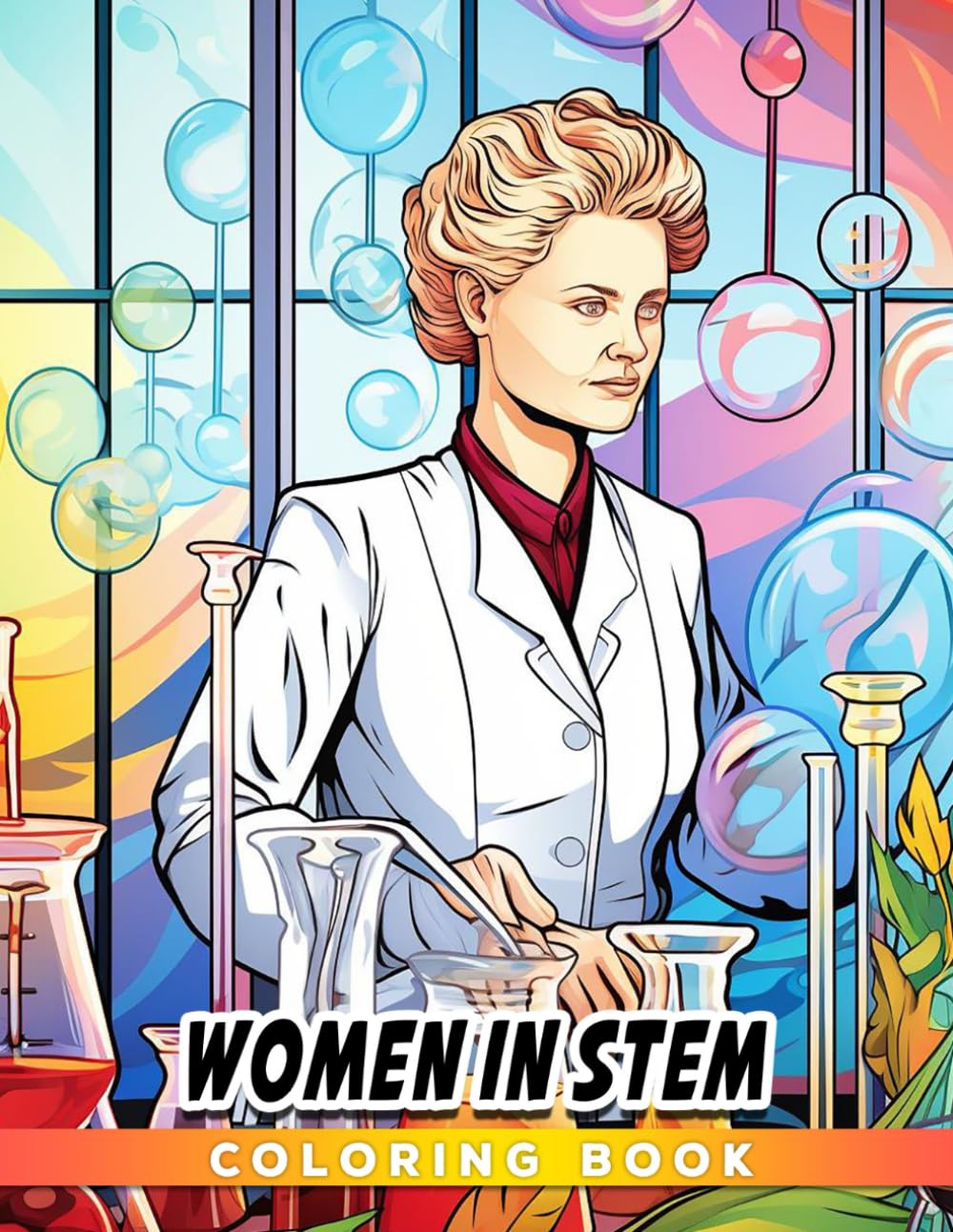 Women In Stem Coloring Book: Empower Young Girls and Encourage Pursuit of STEM Fields