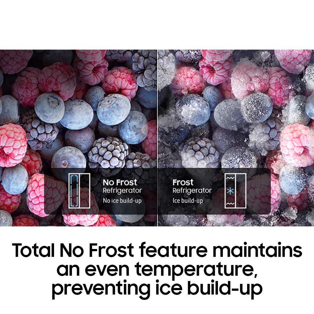 Samsung RS52N3313SL Freestanding American Fridge Freezer with Digital