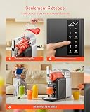 VEVOR Machine à Granités 2 L, Machine à Boissons Glacées et Givrées sans Glace, pour Margaritas Frappées Milkshakes Slush, Distributeur de Granité Granita Autonettoyant avec 6 Programmes Prédéfinis - 5