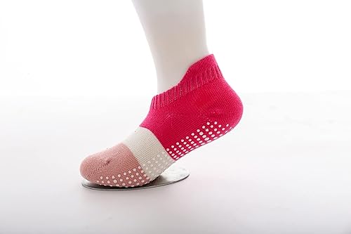Miniatura 8 de Calcetines tobilleros antideslizantes para bebés, niños y niñas con suela antideslizante