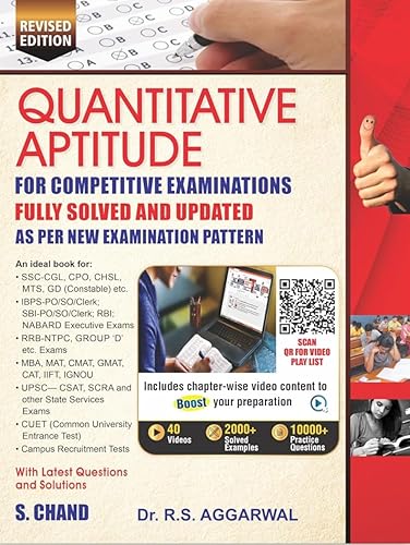 Quantitative Aptitude (Revised Edition 2024-25): For All Govt. Competitive Exams for UPSC, SSC, Railway, IBPS, MBA,