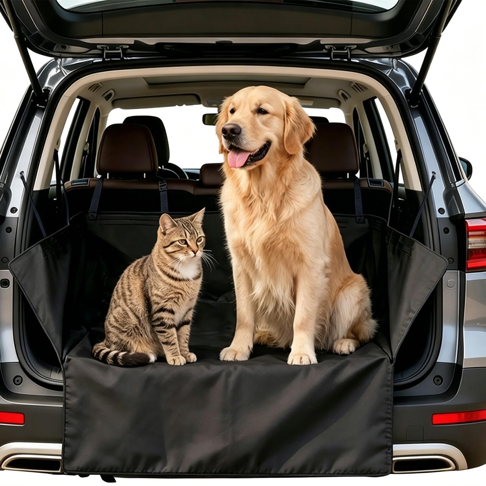 Copertura Bagagliaio SUV per Cani Tappetino Protettivo Impermeabile | Copertura Bagagliaio Auto Lavabile E Antimacchia Per Il Vano Di Carico Posteriore Di Camion, Auto E Camper