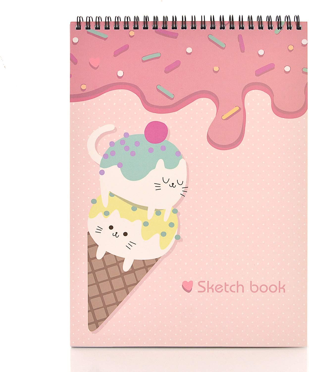 MEMX8โX11.5โ Sketch Book, 100 Pages (110gsm), Spiral Bound Artist Sketch Pad, Durable Acid Free Drawing Paper for Drawing, Writing, Painting, Sketching or Doodling, White
