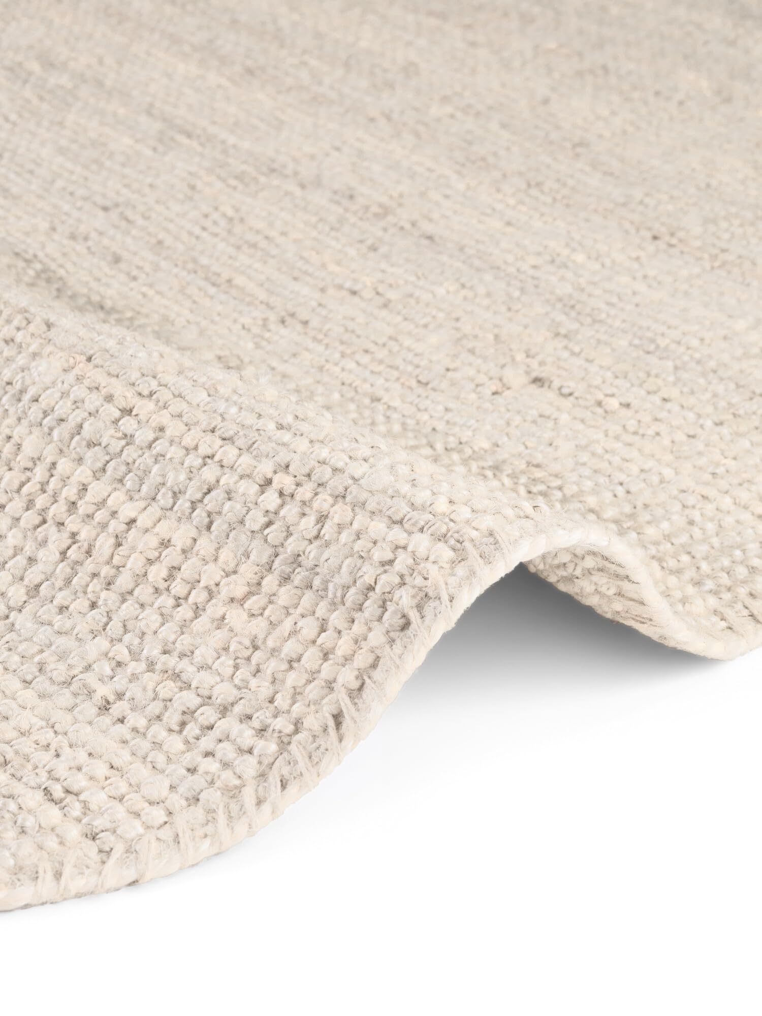 Hanse Home Jaipur Juteteppich - Natur Wohnzimmerteppich aus 100% Jute – Bild 6