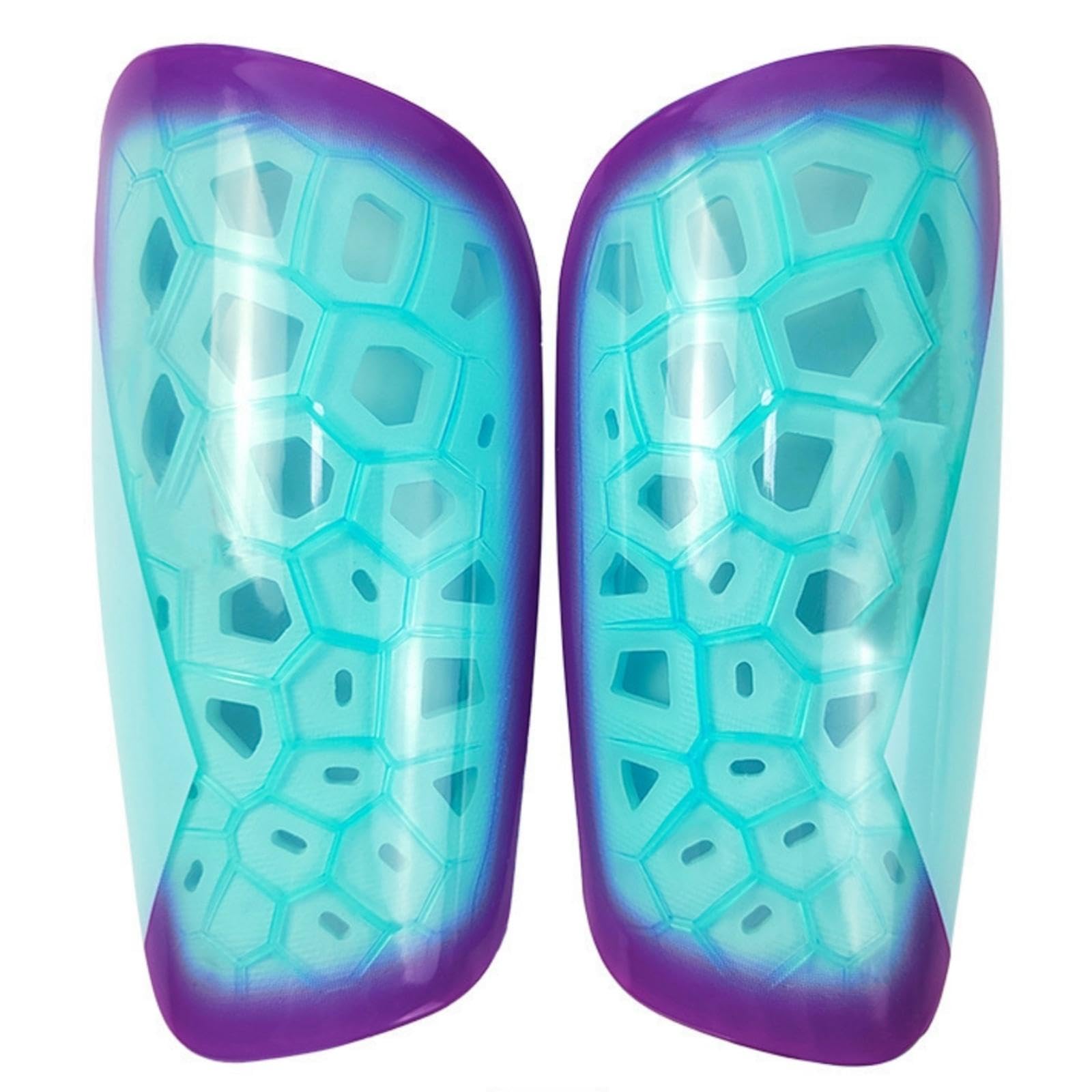 Soccer Shin Shock Absorption Protection Football Shin Pad Lightweight Leg Protector for Adults, Teens, Matches, Training Lake Blue Kids-picture-23