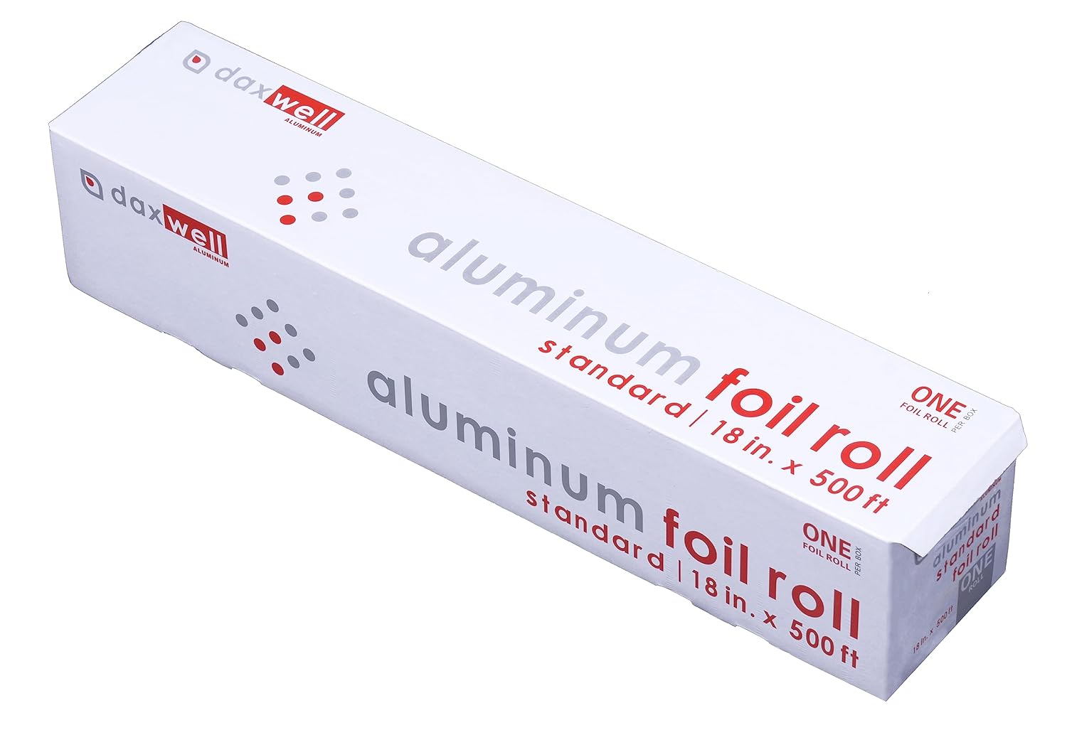 Daxwell Standard Aluminum Foil Roll, 18" x 500 Ft, J10003023