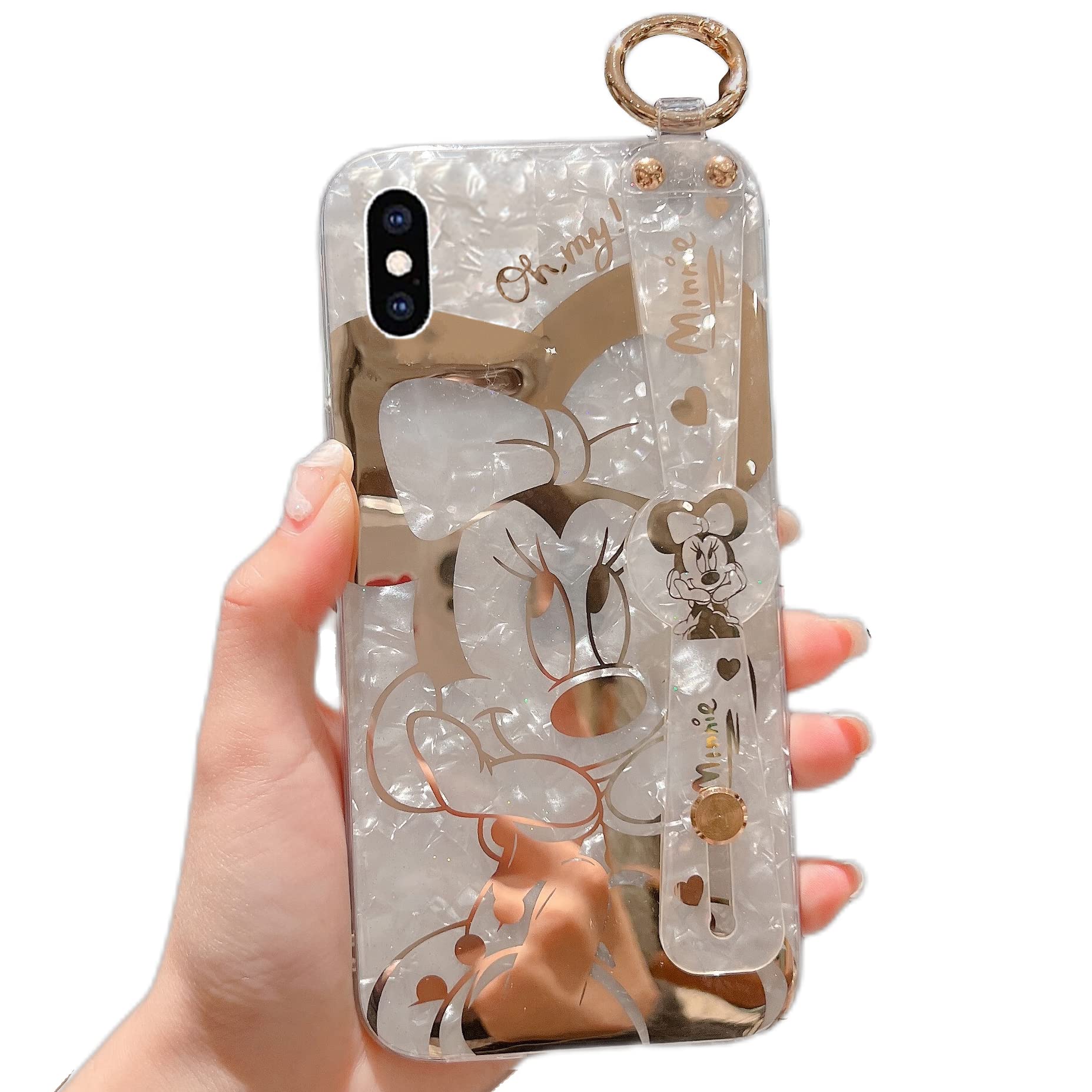 Amazon.com: PHOQOYO for iPhone X/iPhone Xs Wrist Band Kickstand 