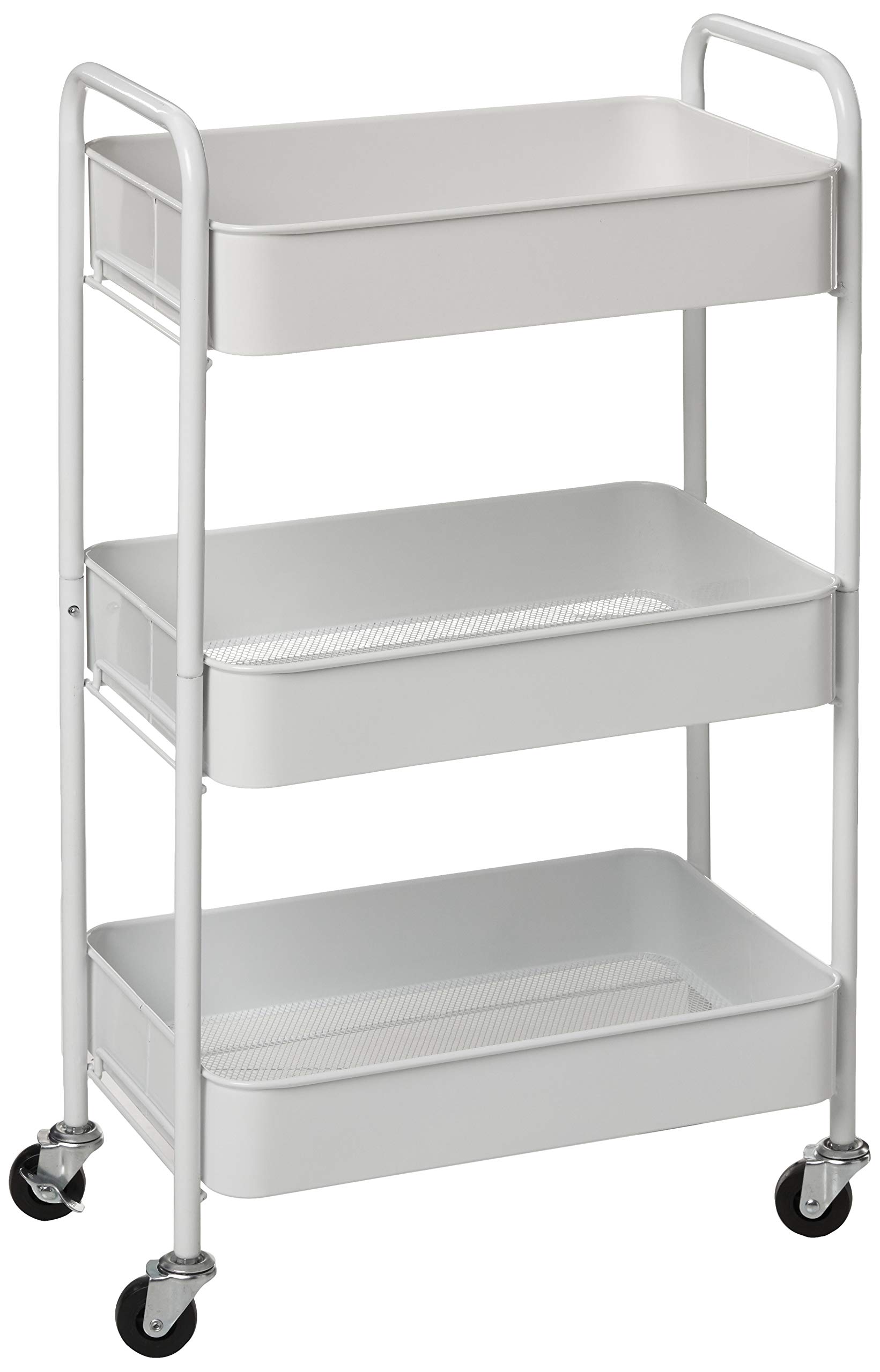 Buy CAXXA 3Tier Rolling Metal Storage Organizer Mobile Utility Cart