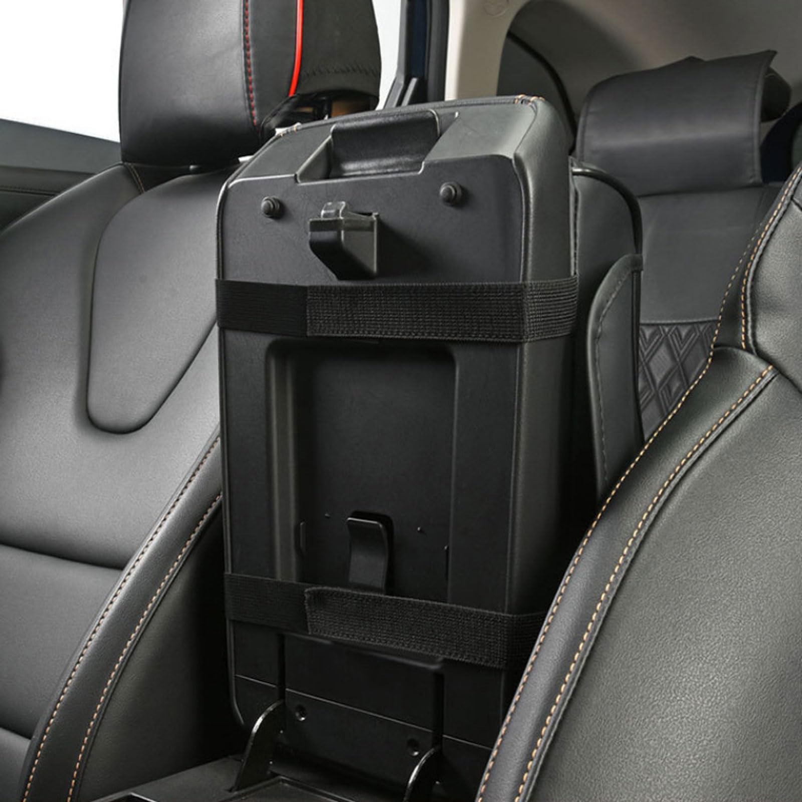 Cuscino Bracciolo Auto per Alfa Romeo Giulietta (Type 940) 2015-2020, Impermeabile Copri Bracciolo Auto con Porta Fazzoletti,C