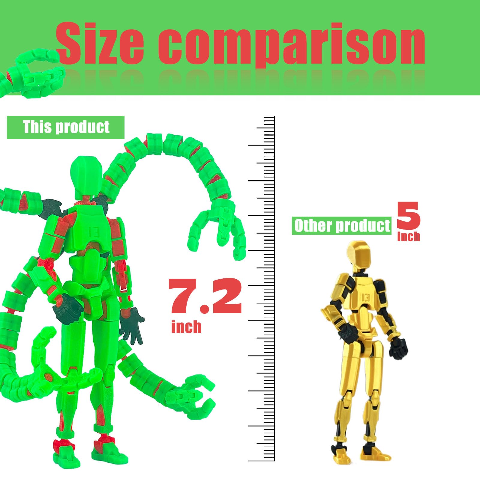 Amazon.com: Binvin T13 Assembly Completed Action Figure,Multi
