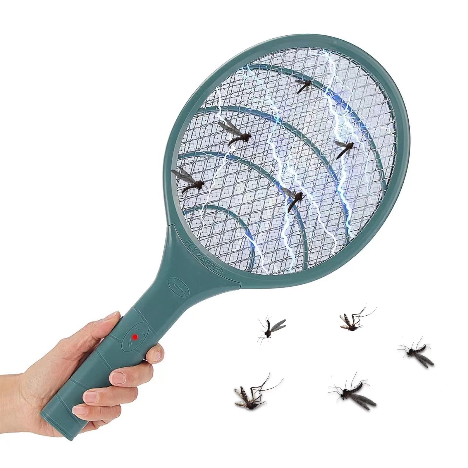 Buy Electronic Fly Swatter Killer Bee Bugs Bat Zapper Mosquito Racket