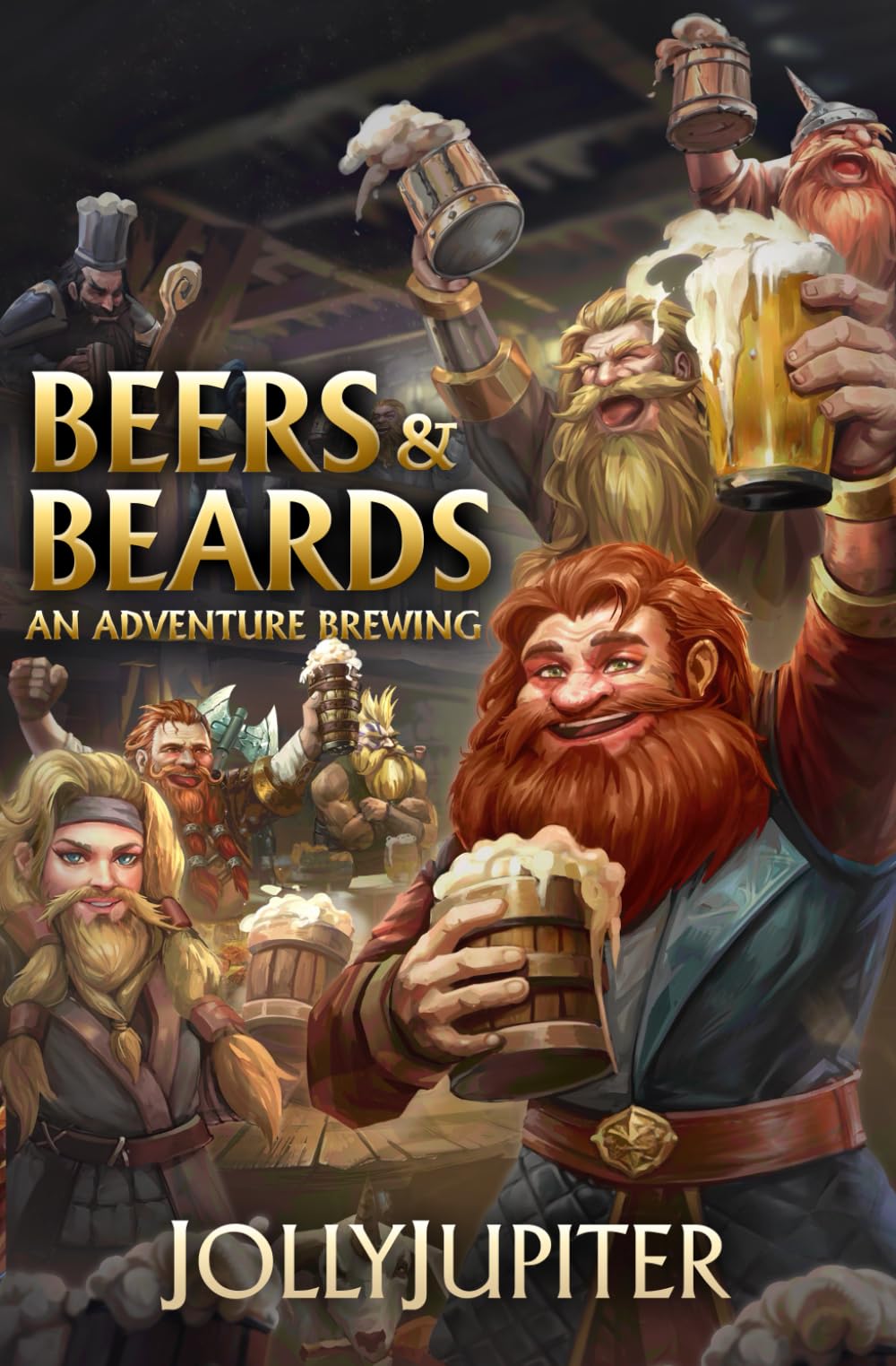 An Adventure Brewing: A Cozy Fantasy LitRPG (Beers and Beards)