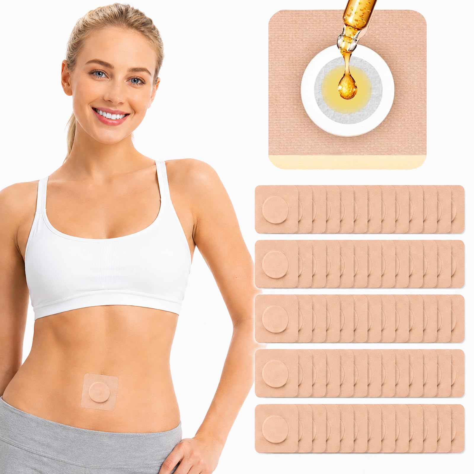 Autdor 50Pcs Castor Oil Patches - maternity | Mubboo