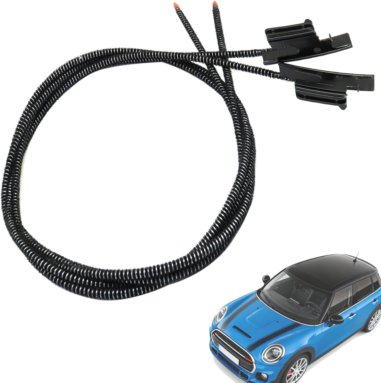 XQSMWF 2Pcs Sunroof Glass Cables Compatible with Mini Cooper F55 F56 F60 2017 2018 2019 2020 Fit for Cooper Hardtop 4 Door & 2 Door Countryman Models, Replace 54107379616 54107379624