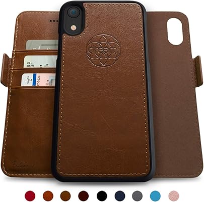 dreem Fibonacci 2-in-1 Wallet-Case for iPhone Magnetic Detachable Shock-Proof TPU Slim-Case Wireless Charge RFID Protection 2-Way Stand Luxury Vegan Leather Gift-Box Chocolate dreem Fibonacci 2-in-1 Wallet-Case for iPhone Magnetic Detachable Shock-Proof TPU Slim-Case Wireless Charge RFID Protection 2-Way Stand Luxury Vegan Leather Gift-Box Chocolate