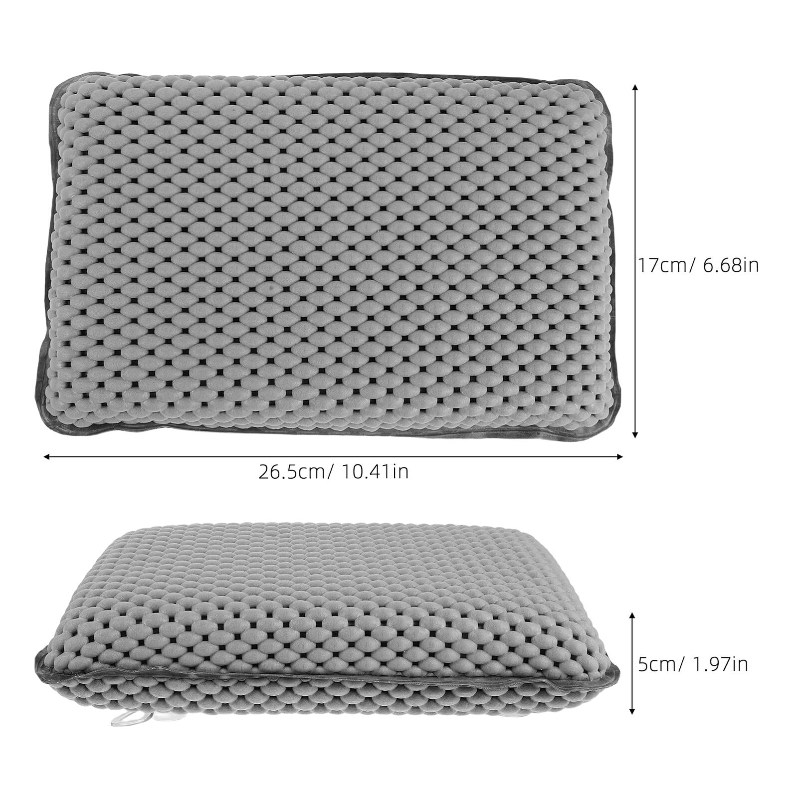 Coussin Bain Ventouse Antidérapant BESTYASH Oreiller De Bain Antidérapant BESTYASH En PVC Mousse - Coussin Support Cou Et Dos Avec Ventouses Puissantes