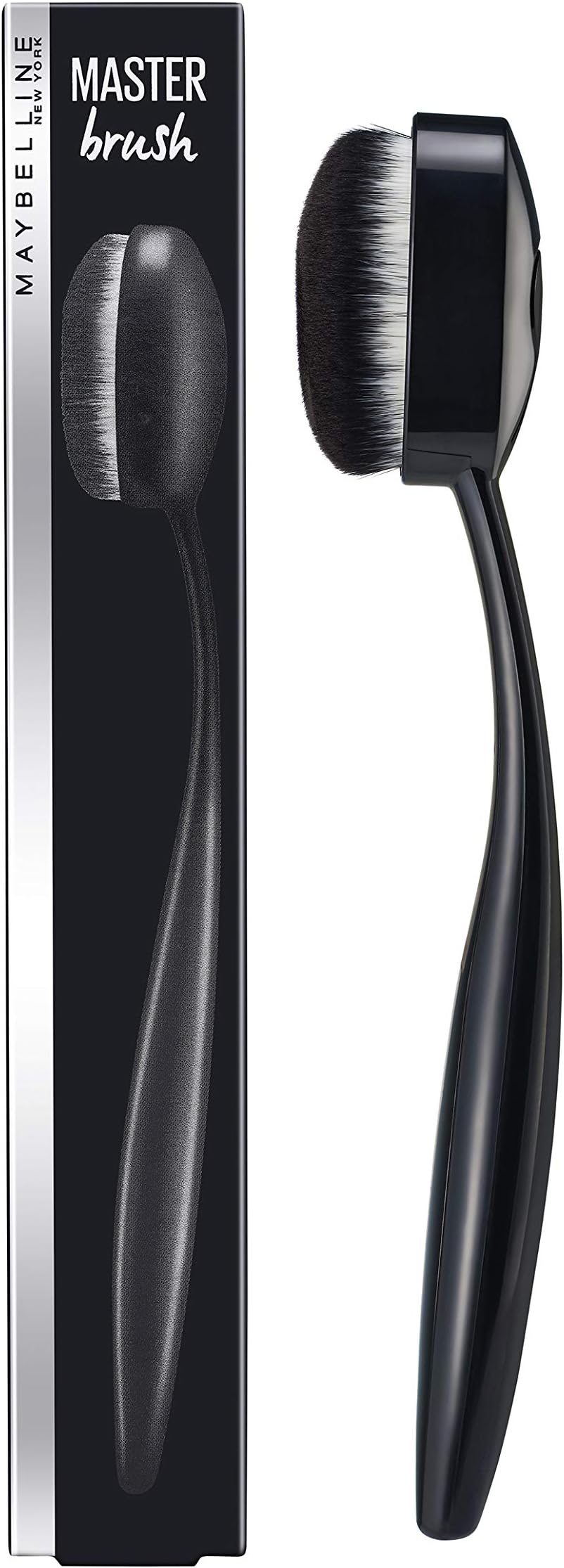 Maybelline New York Master Foundation Oval Brush, 34.9g - Black