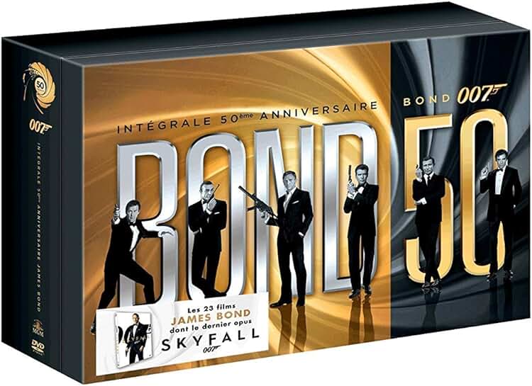 Coffret Dvd James Bond 007 L Intégrale Des 22 Films Amazon.fr : integrale james bond : DVD et Blu-ray