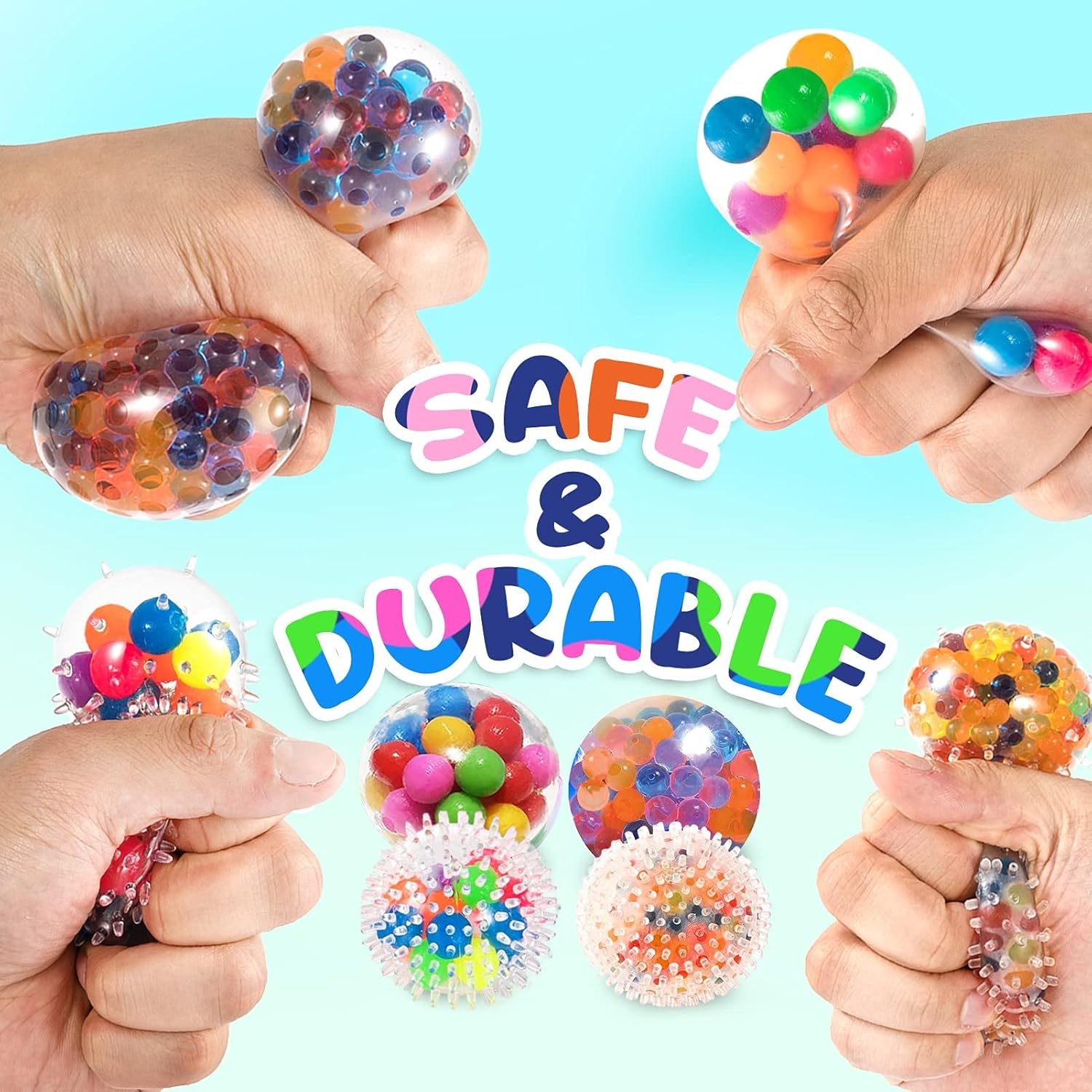 Buy Sensory Stress Ball Squishy Toys for Kids 4 Packs Squishy Balls