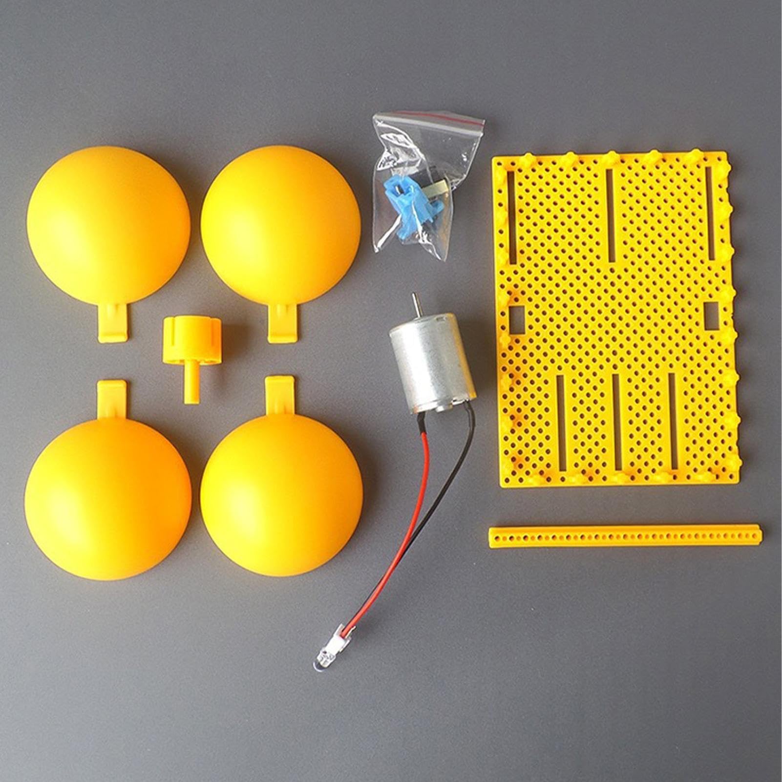 Handheld Windkraftgenerator-Set – Mit USB-Ausgang, 5 W LED, 1 M Kabel, Für Experimente & Fahrradlicht