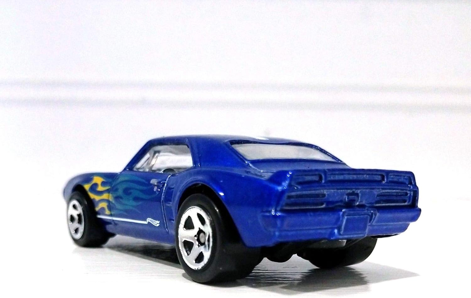 Hot Wheels 2018 Die-Cast Vehicle Hw Flames - Custom '67 Pontiac Firebird (Dark Blue)