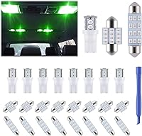 Vista 17 de 24 Piezas de Bombillas LED de Luz de Cúpula para Interior de Coche Kit de Bombillas de Repuesto 194 T10 DE3175 578 31mm 42mm para Mapa de Coche