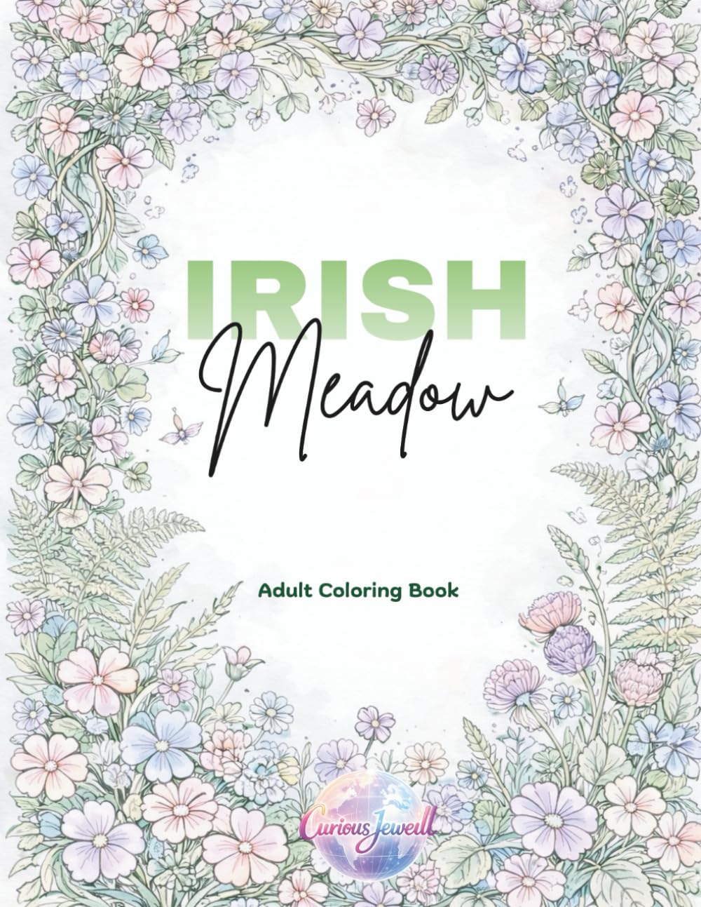 Irish Meadow Adult Coloring Book