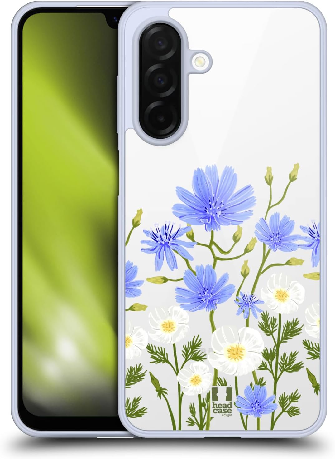 Head Case Designs Chicory Roses and Wildflowers Gel Case [Military Grade Protection] Compatible with Samsung Galaxy A26 5G