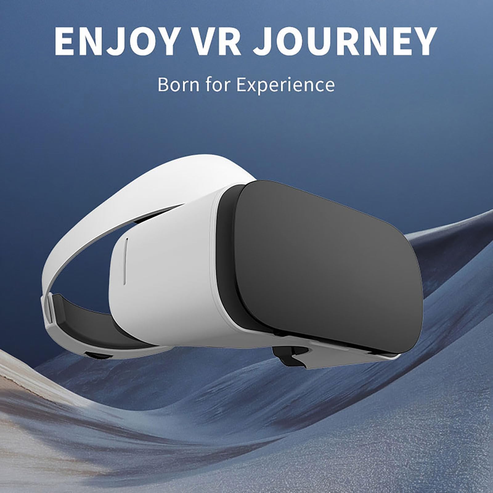 Auriculares Realidad Virtual para TeléFono con Mando, Gafas 3D VR Compatibles con Pantallas 4,7-7,0 Pulgadas, Distancia Interpupilar Ajustable para Ver PelíCulas Y Videojuegos,White