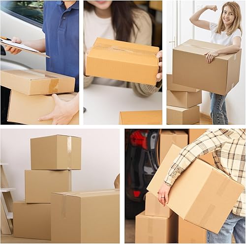 Miniatura 7 de Cinta de embalaje resistente con dispensador de 1.88 pulgadas x 66.6 yardas, resistente y duradera para sellar de forma segura para embalaje, envío,