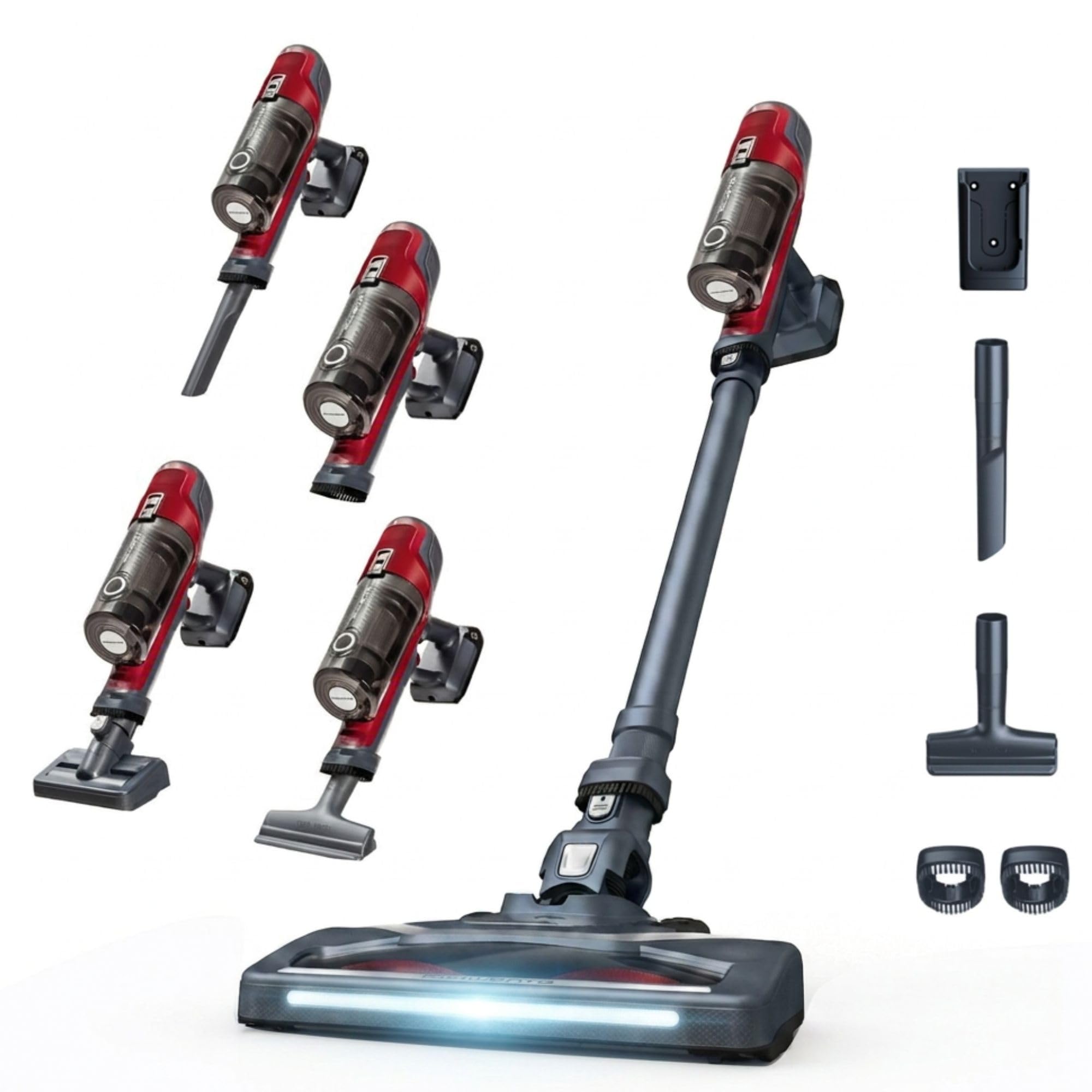 Rowenta XPert 6.60 Aspiradora 3 en 1 multiespacios, baterÃa de alto rendimiento, 2 velocidades con gatillo Boost, diseño ligero y portátil, incluye accesorio para mascotas, color rojo RH6878
