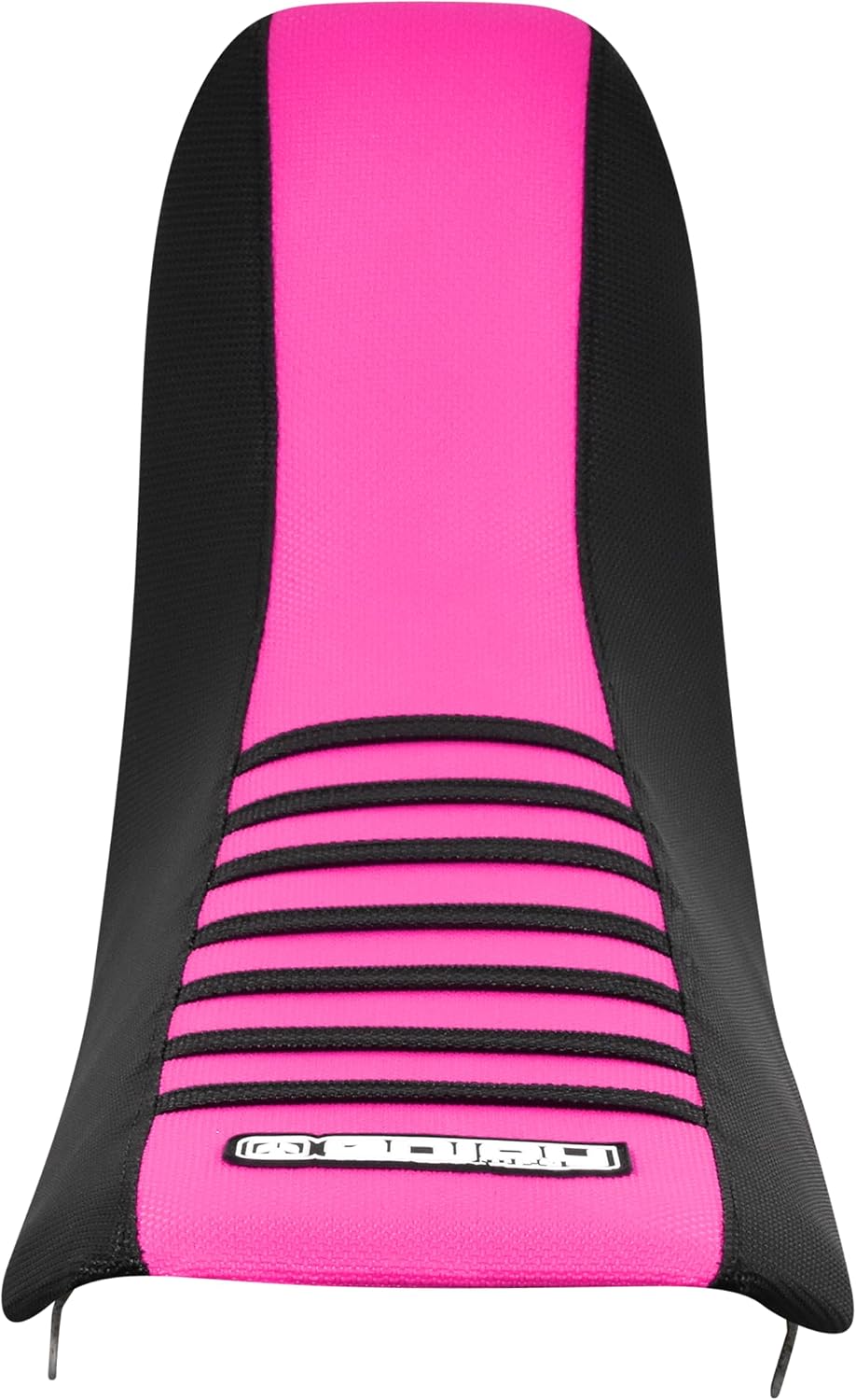 Enjoy Mfg Seat Cover - Compatible with Kawasaki 1996-2008 KLX 300R (Black Sides/Black Ribs) #372 (Black/Pink/Black)