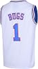 CAIYOO 1 Bugs Space Movie Youth Basketball Jersey for Boys Fit Age 5-18 Kids White Large