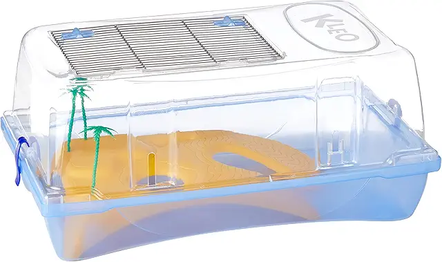 Terrario per Tartarughe d'Acqua ARQUIVET Kleo con Isola e Palme - 57x33x25 cm