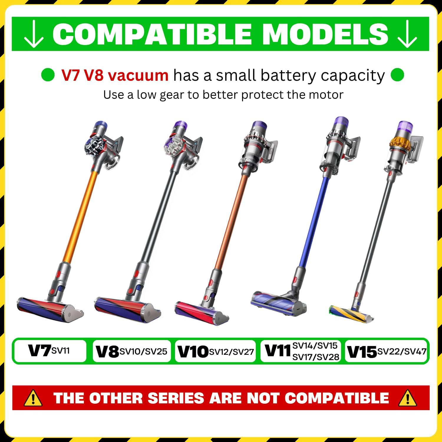 for Dyson Horsehair Vacuum Brush, Traceless Dust Brush & Extension Hose