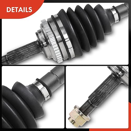 Miniatura 7 de A-Premium Conjunto de eje de eje CV compatible con modelos Chevrolet, Pontiac y Suzuki - Aveo 2004-2011, Aveo5 2006-2011, G3 Wave 2009, Wave5,