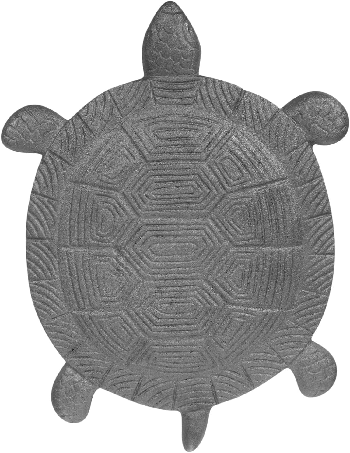 Turtle Stepping Mat Cast Iron Ocean Turtle Figurine for Garden Walkways Patio and Backyard Decor Unique Design Low Maintenance Functional and Decorative