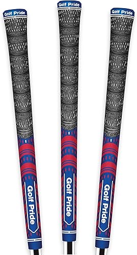 Miniatura 8 de Golf Pride MCC Multi Compound Teams - Agarre de golf de tamaño mediano (azul marinorojo)