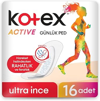Kotex Active Günlük Ped 16'lı 1 Paket