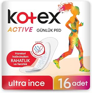 Kotex Active Günlük Ped 16li 1 Paket (1 x 39 g)