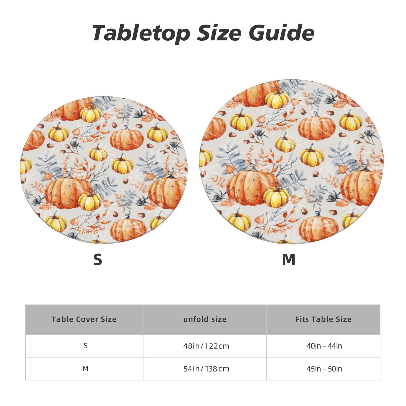 WILL BUDXEG Nappe De Table Ronde Rustique Avec Bord