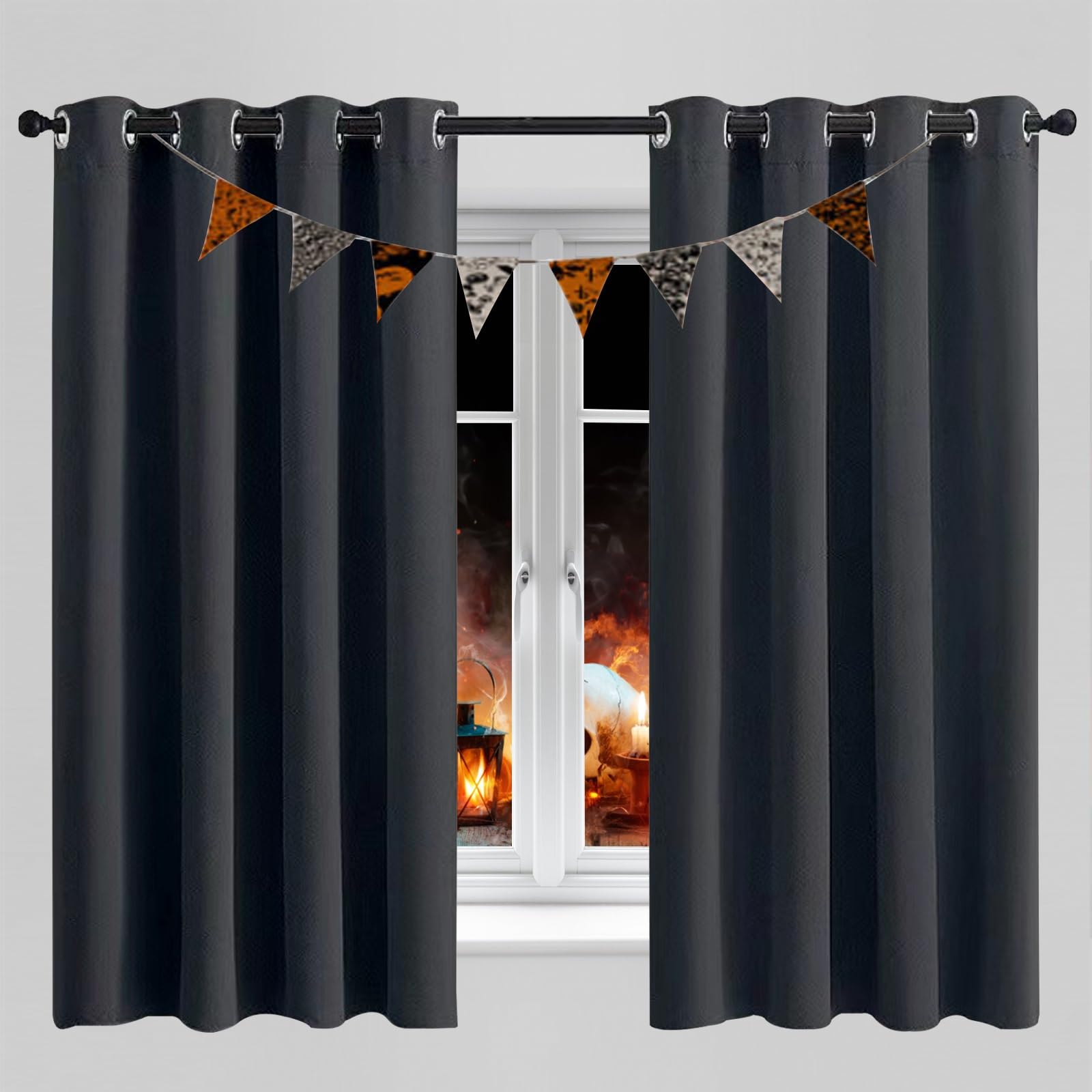 Rideau occultant isolant thermique salon chambre rideaux occultants gris
