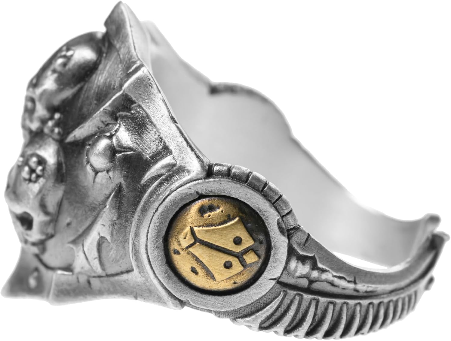 Starforged Warhammer 40K Ring of the Plague Dominus Death Guard Sliver Rings Accessories Jewelry