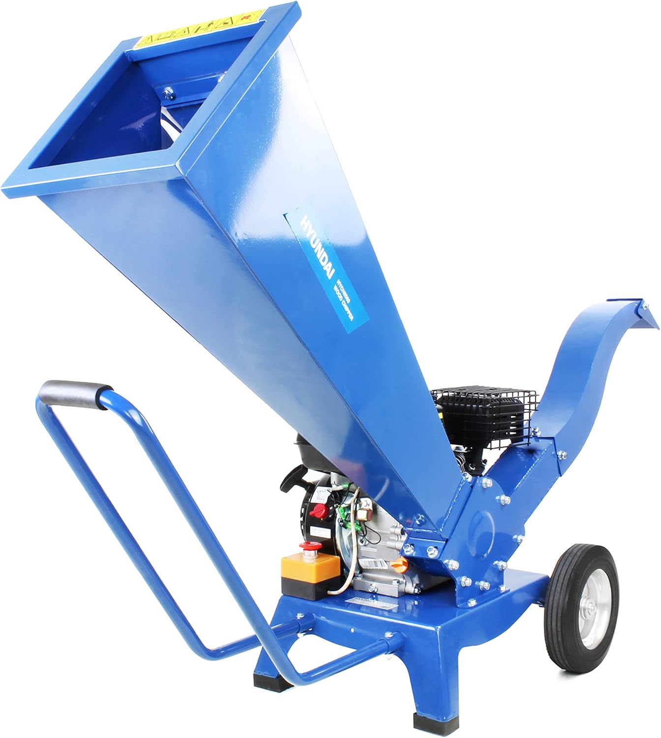 Hyundai 196cc 60mm Petrol 4 Stroke Garden Wood Chipper Shredder Compact