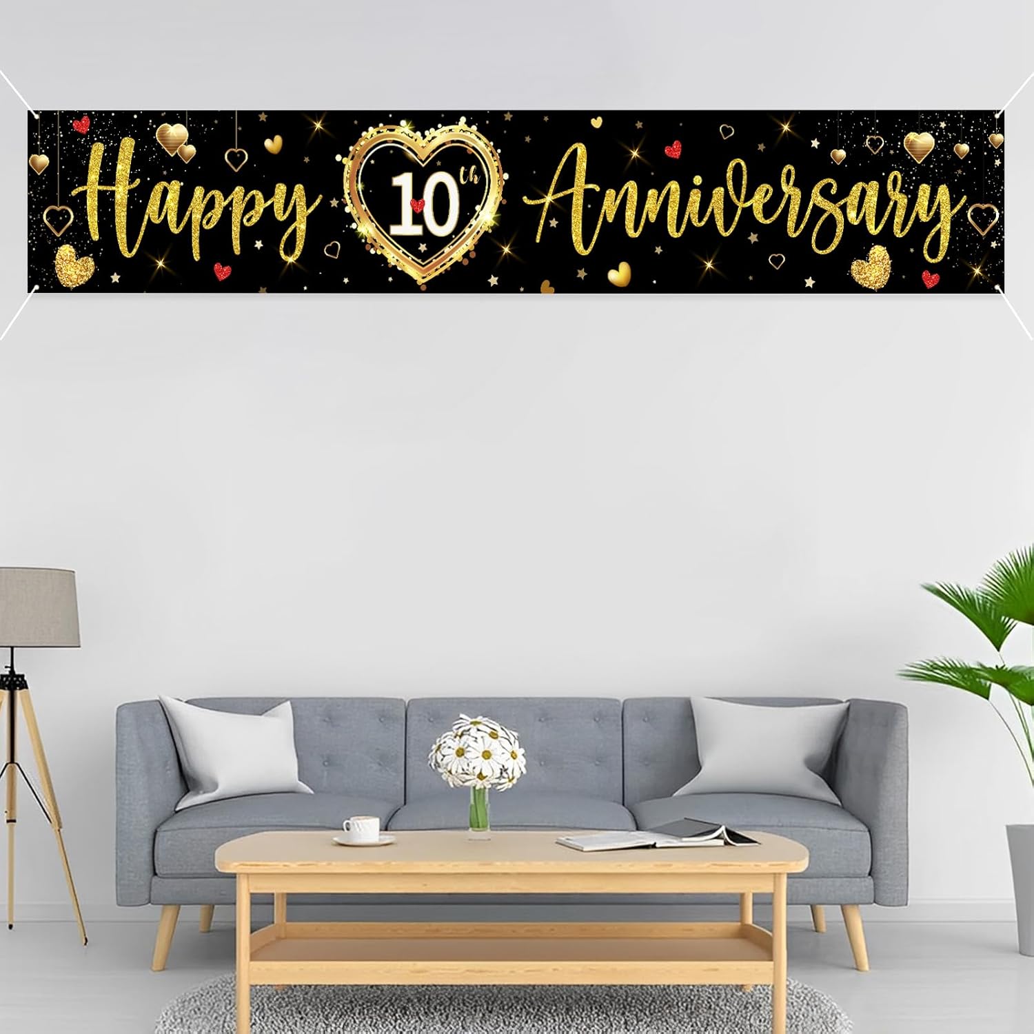 30 Piezas 10th Cumpleaños Decoración Vintage 2015